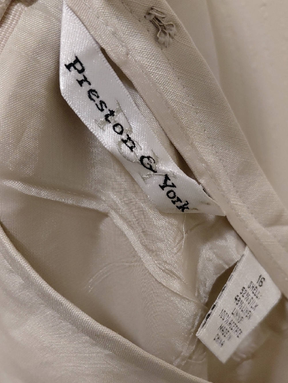 Preston & York Cream Straight Midi Skirt - Picture 8 of 8